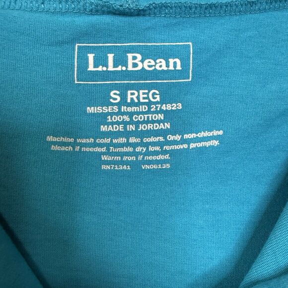 LL Bean Bright Blue Full Zip Hooded 3/4 Sleeve Beach Swim Cover Up Dress Small - Picture 2 of 14